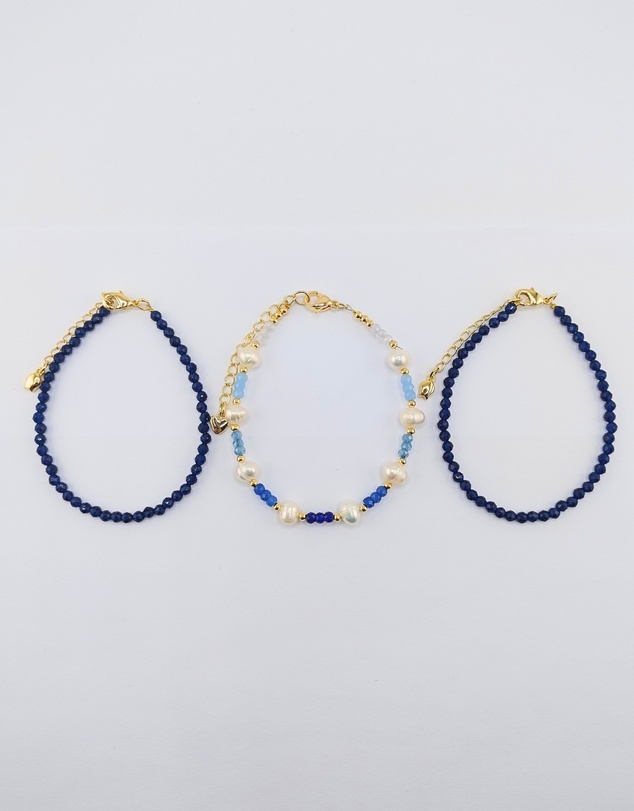 Miz Casa and Co - Crystal Beaded Bracelet Stack