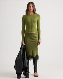 Decjuba - Lana Scallop Button Top