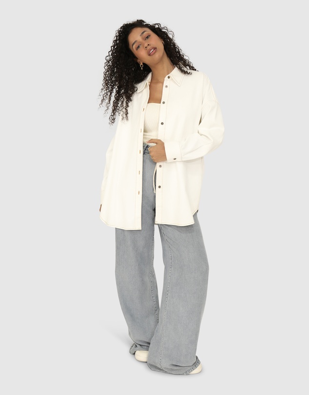Belle & Bloom - Into Him Oversized Denim Shirt