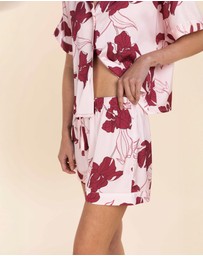 Gingerlilly - Freya Recycled Silky Satin Short Set