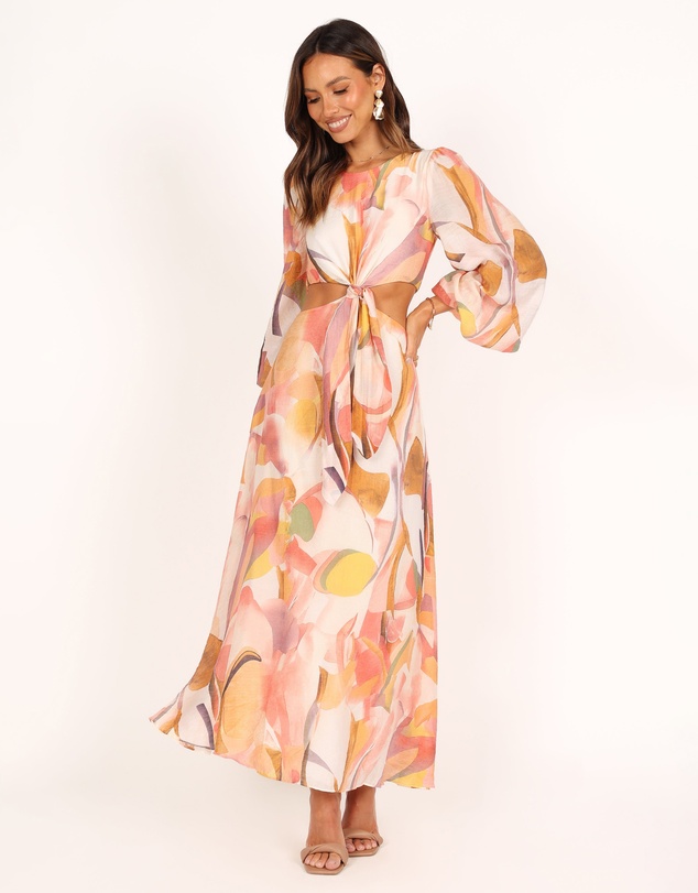 Petal & Pup - Laquin Long Sleeve Maxi Dress - Pink