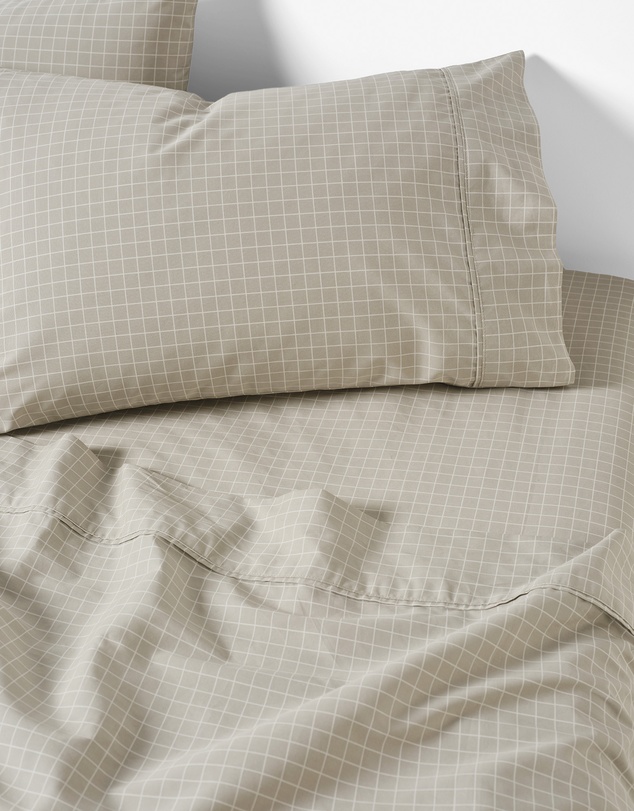 Linen House - Volley Check Sheet Set