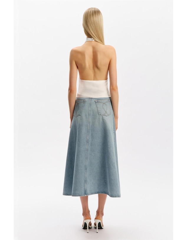 Bardot - Joslyn High Neck Satin Top