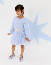 Rock Your Kid - Frozen Glitter Dress Set - Kids-Teens