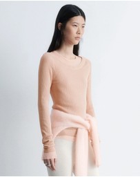 & Other Stories - Boat-Neck Rib-Knit Top