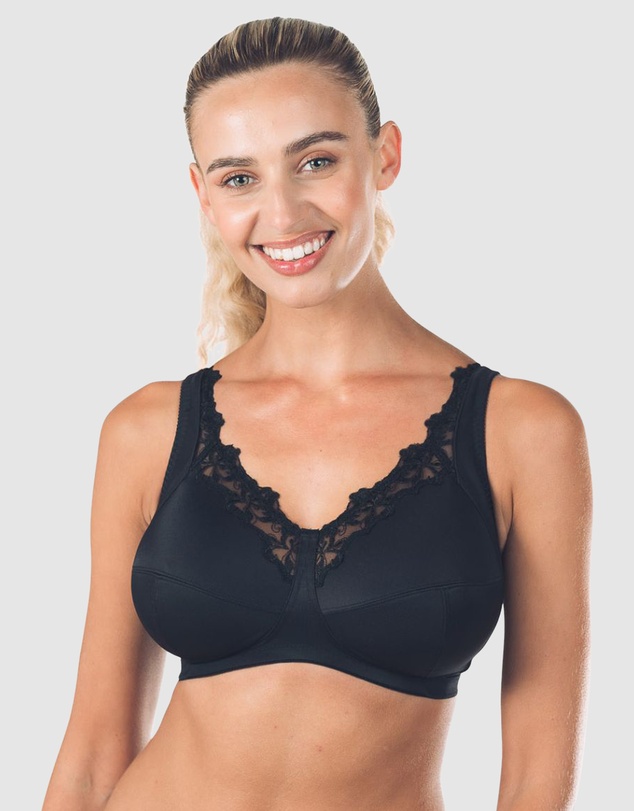 Royce Lingerie - Robyn Wirefree Full Cup Support Bra with Cotton