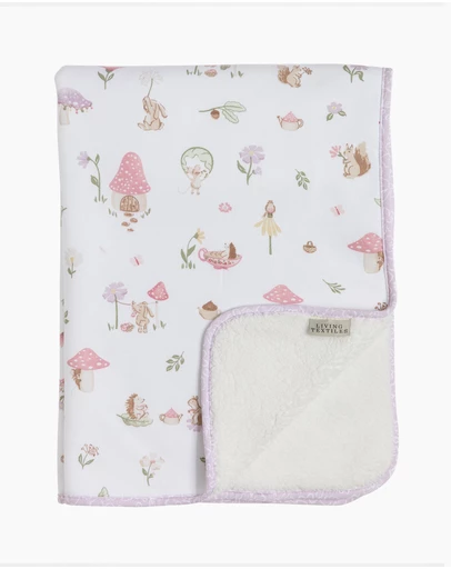 Living Textiles - Sherpa Blanket - Whimsical Wonderland
