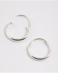 Lovisa - Sterling Silver Mini Polished Hoop Earrings