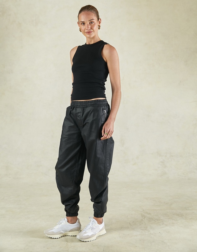 DRICOPER DENIM - Joey Black Rib Tank