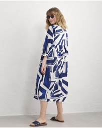 Seasalt - Seasalt Cornwall Harbour Sails Chalk Earth Colours Dress