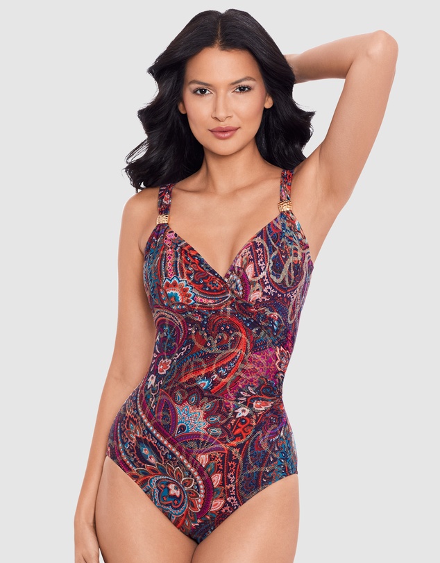 Miraclesuit Swimwear  - Dynasty Siren Crossover Shaping Swimsuit