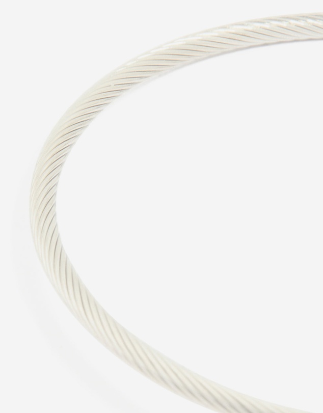 Lovisa - Waterproof Stainless Steel Pearl Twisted Bangle