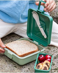 Monbento - Monbento Mb Sandwich Lunch Box Snacky - Green Forest