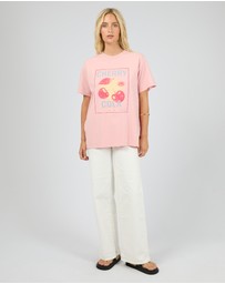 All About Eve - Wild Cherry Relaxed Tee
