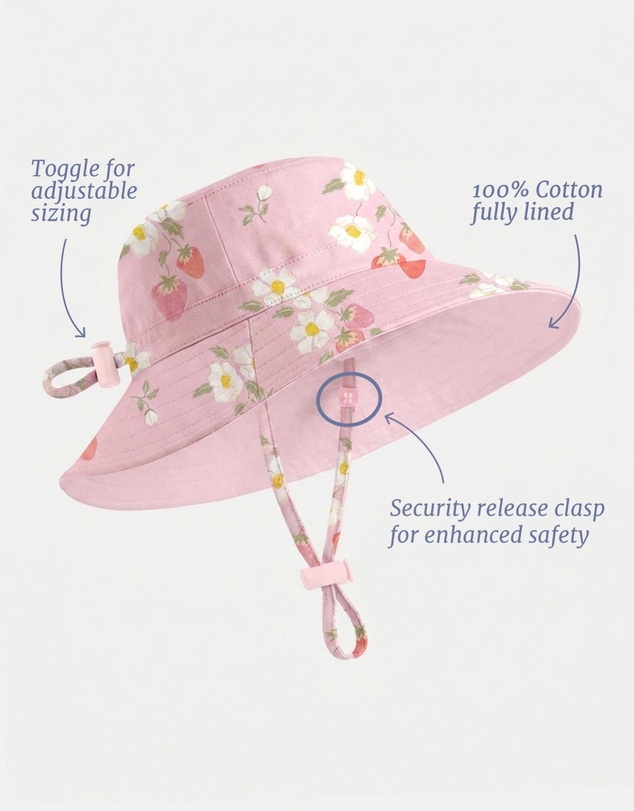 Toshi - Strawberry Fields Sunhat - Babies-Kids