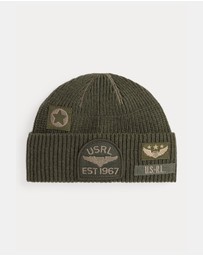Polo Ralph Lauren - Tonal Patch Rib-Knit Watch Cap