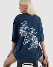 JGR & STN - Tiger Oversized Tee
