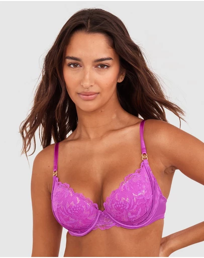 Bras N Things - Narelle Lightly Lined Bra - Purple