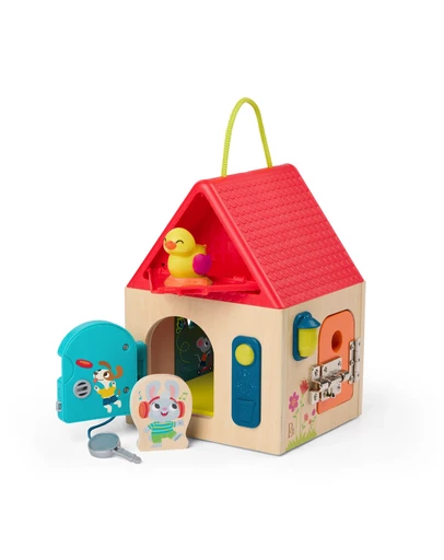 B. Toys - B. Wooden Locks & Latches House