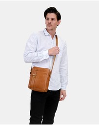Pierre Cardin - Pierre Cardin Men's Leather Versatile Crossbody Bag