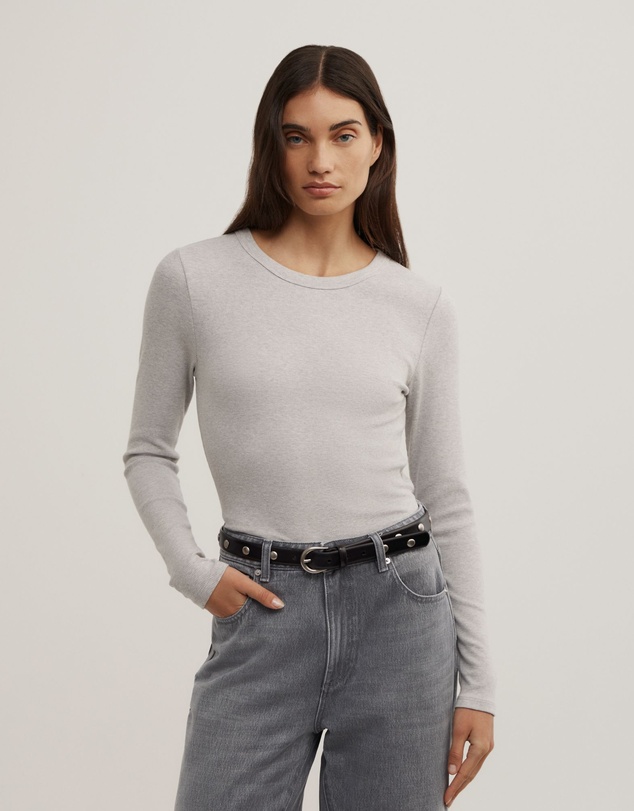 Witchery - Crew Rib Long Sleeve Top