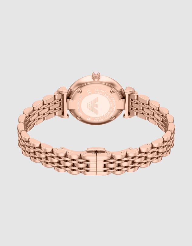 Emporio Armani - Rose Gold Analogue Watch