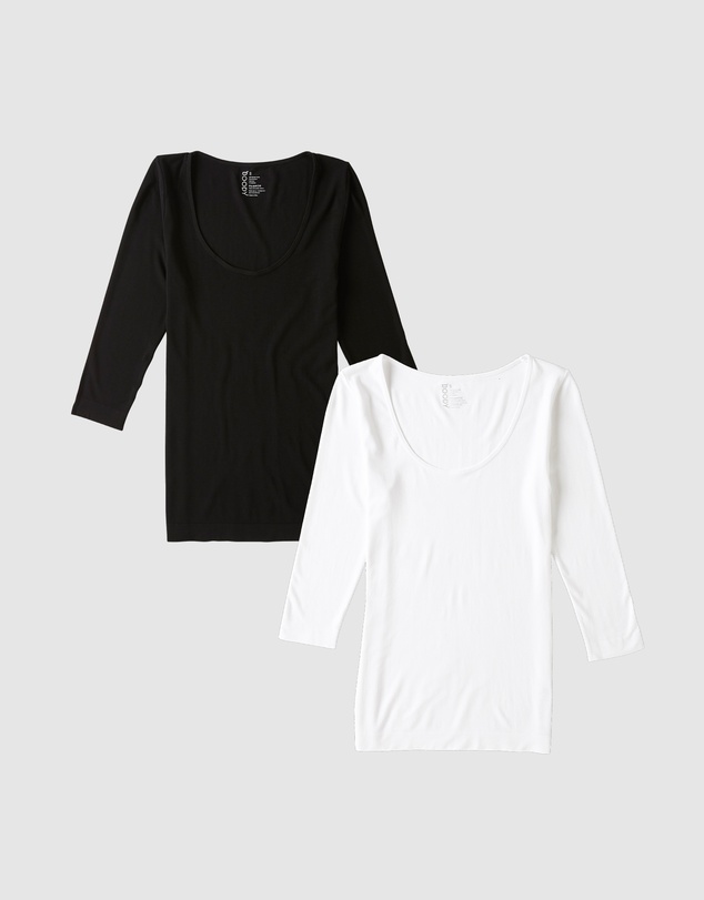 Boody - 2-Pack 3/4 Sleeve Top