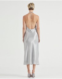 Third Form - Crush Bias Halter Dress