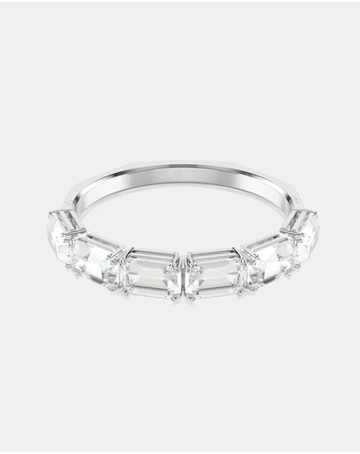 Swarovski - Millenia Bangle, Octagon Cut, White, Rhodium-Plated