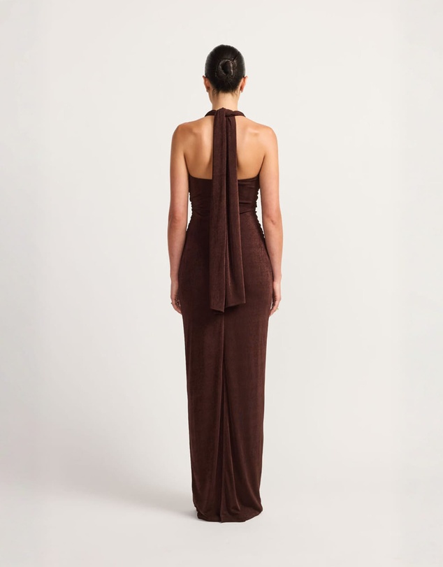 TOJHA - Aylesha Dress - Chocolate