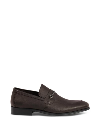 yd. - Riccardo Textured Leather Loafer
