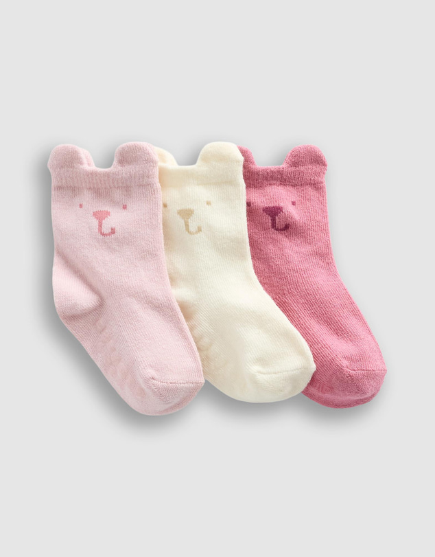 GAP - 3-Pack Brannan Bear Socks - Babies