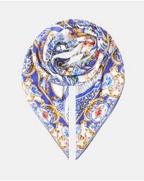 Camilla - Large Crystalled Silk Square Scarf