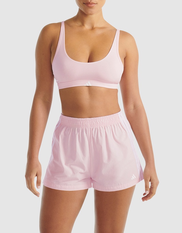 adidas Sportswear - Active Essentials Cotton 3 Stripes Scoop Bralette