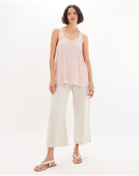 Amelius - Sabine Side Button Top