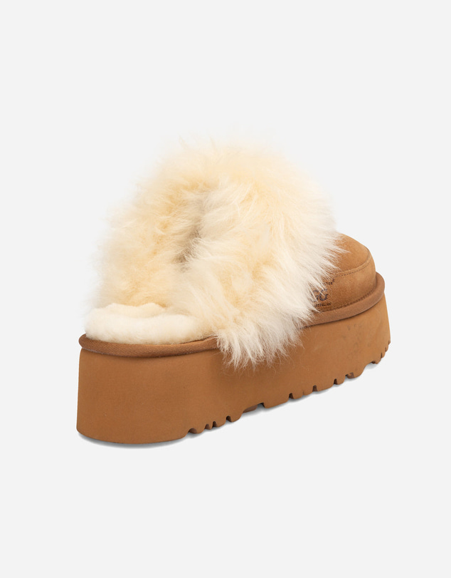 Ozwear Connection Uggs - UGG Daniela Premium Platform Slipper (Elastic Logo & Wool Strap – Detachable)