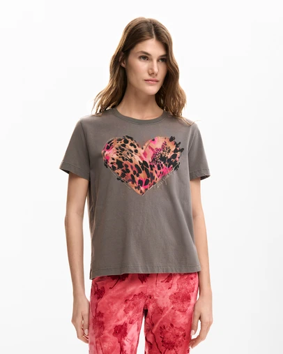 Desigual - Tiger heart T-shirt