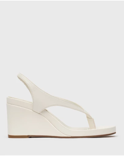 Betts - Shameless Slingback Thong Wedge Sandals