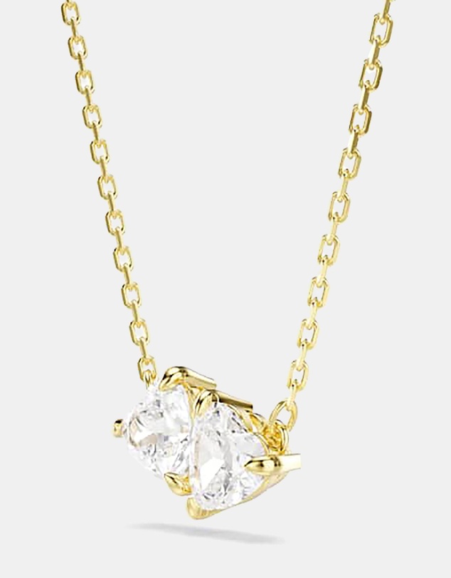 Swarovski - Mesmera Necklace, Heart, White, Gold-Tone Plated