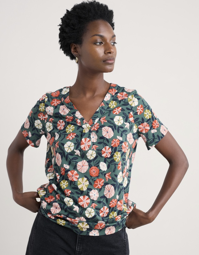 Seasalt - Barnoon Jersey Printed Short-Sleeve Top