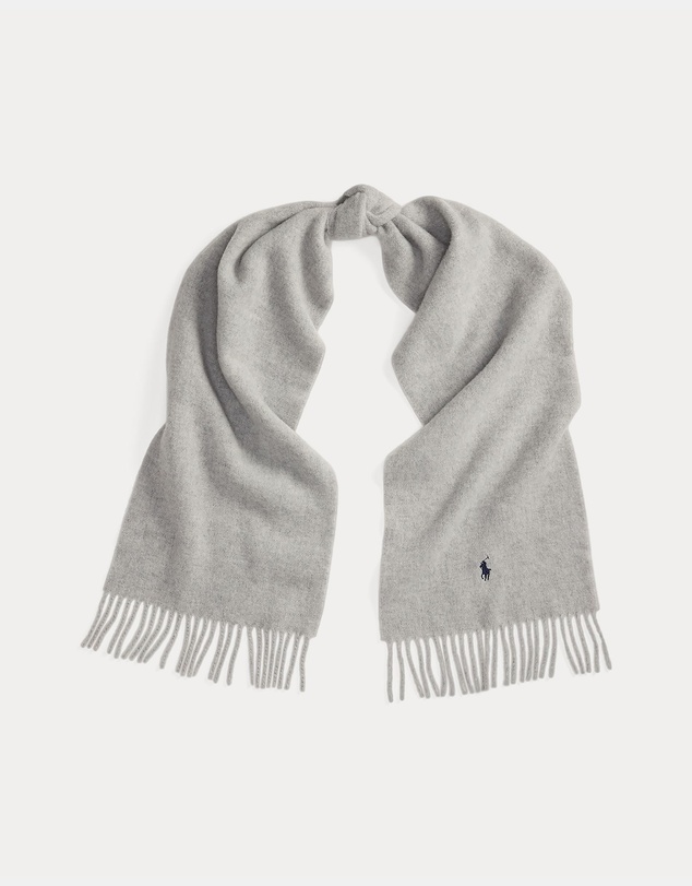 Polo Ralph Lauren - Fringe-Trim Wool Scarf