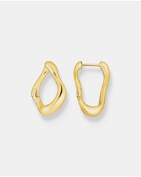 THOMAS SABO - THOMAS SABO Small Wavy Hoop Earrings in Gold