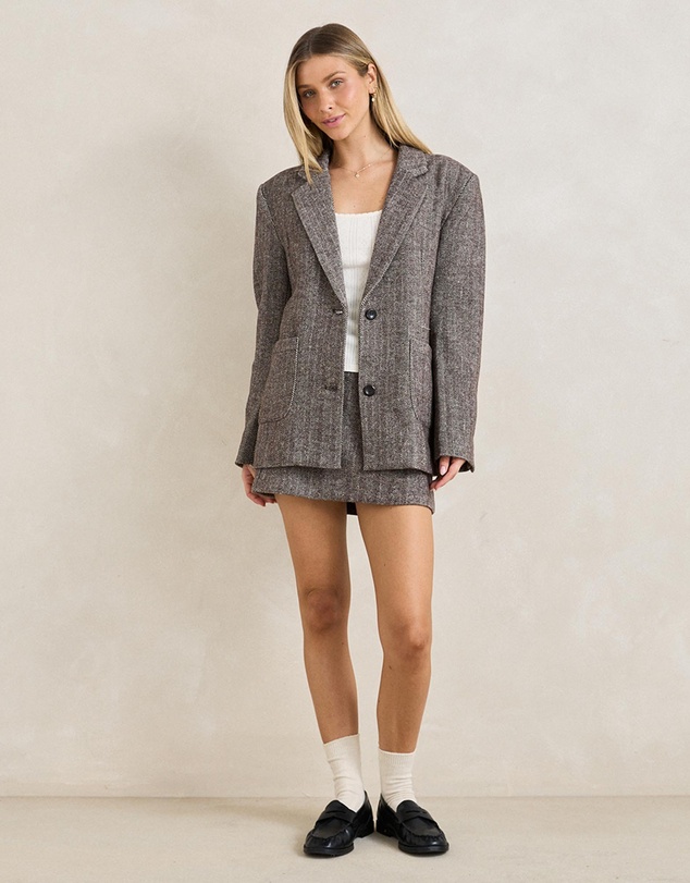 Rhythm - Herringbone Blazer