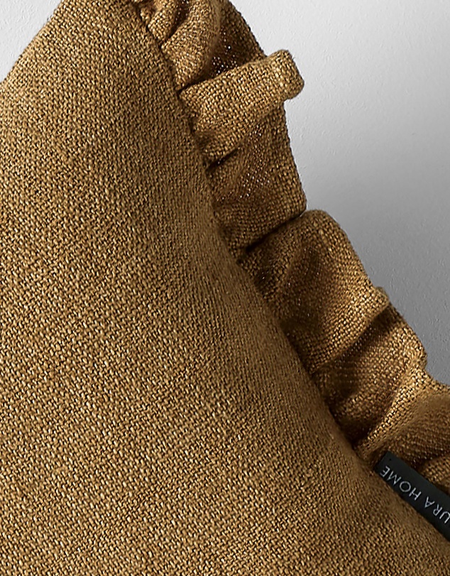 Aura Home - Ruffle Linen Cushion