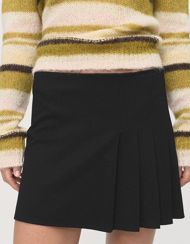 M.N.G - Pleated Mini-Skirt