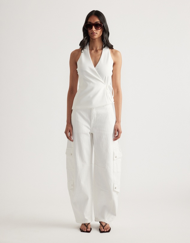 Decjuba - Quinn Wrap Halter Neck Top