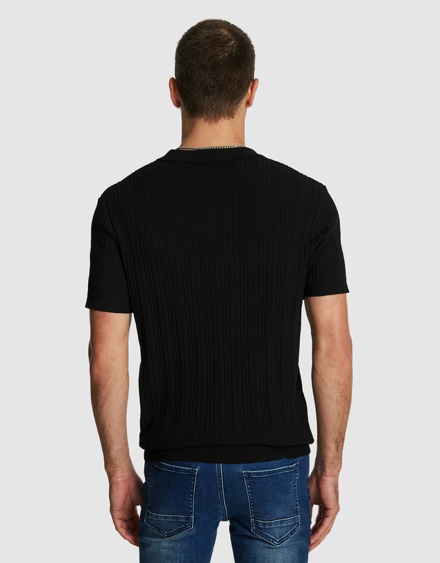 yd. - Banderas Knitted Polo Shirt