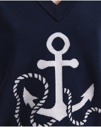 Sportscraft - Anchor Jacquard Sweater