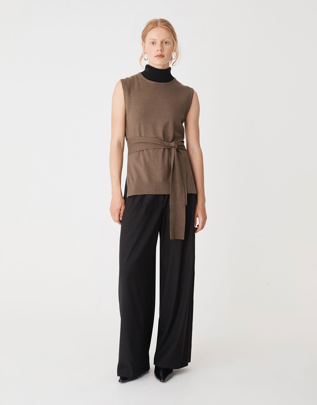 Forcast - Nora Sleeveless Tie Waist Knit