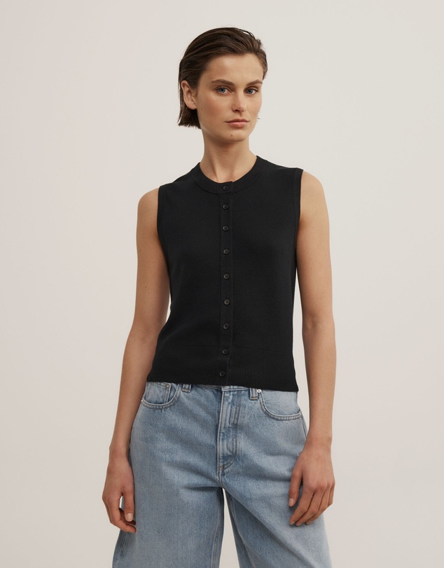 Witchery - Knit Button Tank